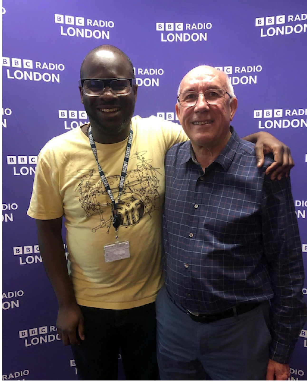 BBC London's Ed Adoo and LBM Chairman Leon Daniels