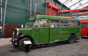 Leyland Cub C4 on the Museum floor