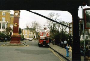 Last day of RM's on the 19 - 1 April 2005 with the Museum's STL2377 at Highbury Barn [Peter Osborn]