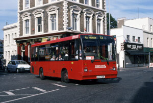 Sunday midibuses: Stagecoach Selkent Dennis Dart / Carlyle DT33; Lee High Road © Mike Harris