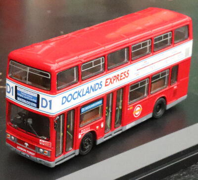 Leyland Titan EFE model - T827 Docklands Express D1 to Waterloo Station [E28833]