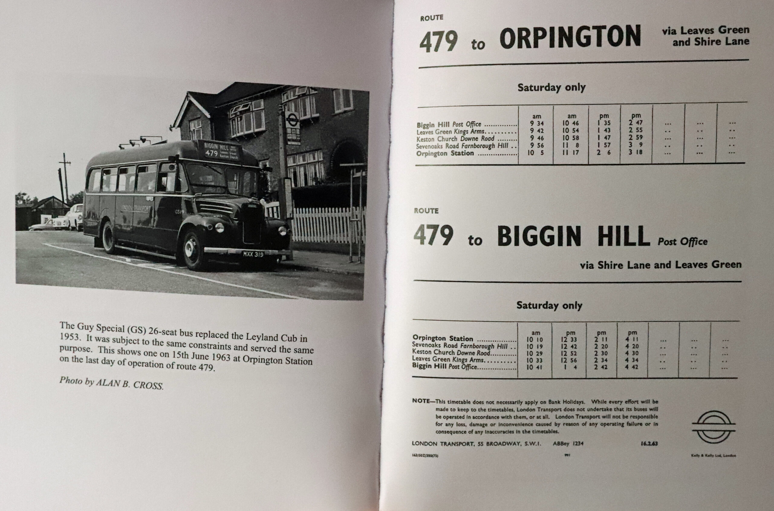 BOOK: Experiments in Public Transport Operation 120 pages A5 softback cover (includes significant London developments) - Image 2