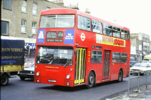 DMS856 prior to 31 March 1979 when route 106 returned to crew operation. © Graham Burnell