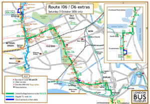 Route 106 / D6 extras map V6