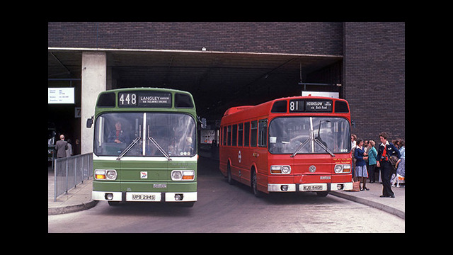 Leyland-National LS LS25 (KJD 540P); Slough Bus Station [David Bowker]
