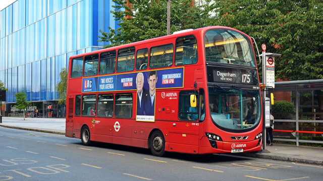 Arriva London Wrightbus DB300 / Gemini 2 DW402 (LJ11 AEP) - Western Road, Romford - 10 Sep 2022 [David Harman]