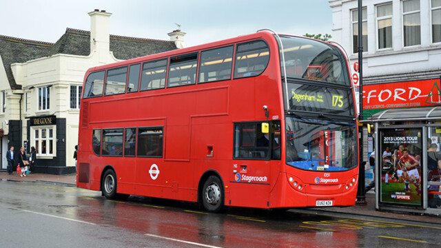 Stagecoach AD Trident / E400 10159 (EU62 AZA) - Romford Station - 21 June 2013 [David Harman]