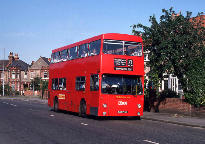 Fleetline DMS714 in Kingston Bus livery [David Bowker]