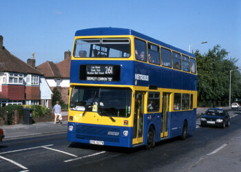 Metrobus ex-London MCW Metrobus GYE527W on route 261 [David Bowker]