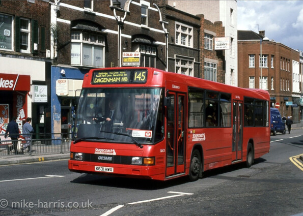 Stagecoach DAF Delta DA31 - Ilford Station -11 May 1997 [Mike Harris]
