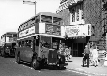 RT2740 outside the former Commodore Cinema in Orpington High Street [Les Stitson Collection]