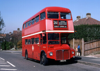 RM1764 in Burnt Ash Lane, Bromley, 20 September 1989 [Mike Harris]