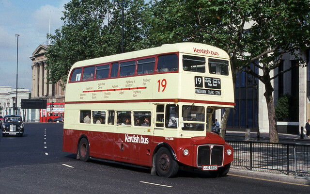 Kentish Bus RML258 - Oct 1988 [David Bowker]