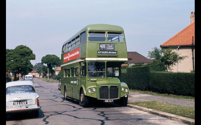 RMC1461 in drab NBC leaf green and London Country fleetname. © Mike Harris RMC1461 in drab NBC leaf green and London Country fleetname. © Mike Harris