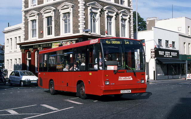 Sunday midibuses: Stagecoach Selkent Dennis Dart / Carlyle DT33; Lee High Road © Mike Harris Sunday midibuses: Stagecoach Selkent Dennis Dart / Carlyle DT33; Lee High Road © Mike Harris
